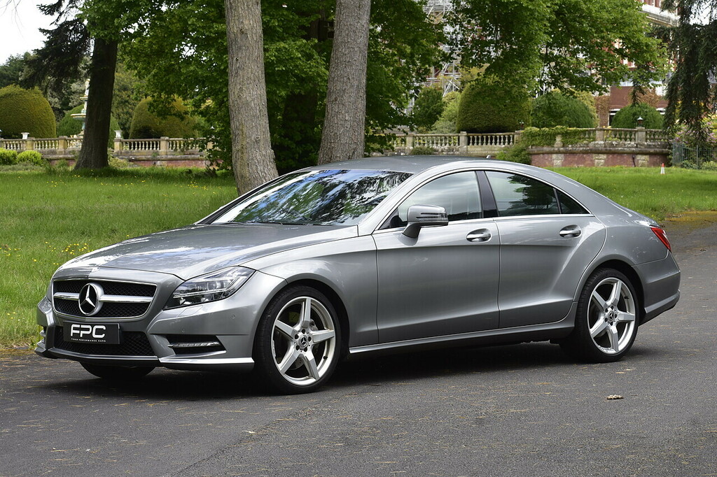 Mercedes-Benz CLS Cls350 Cdi V6 Amg Sport Silver #6