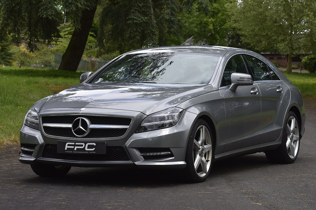 Mercedes-Benz CLS Cls350 Cdi V6 Amg Sport Silver #3