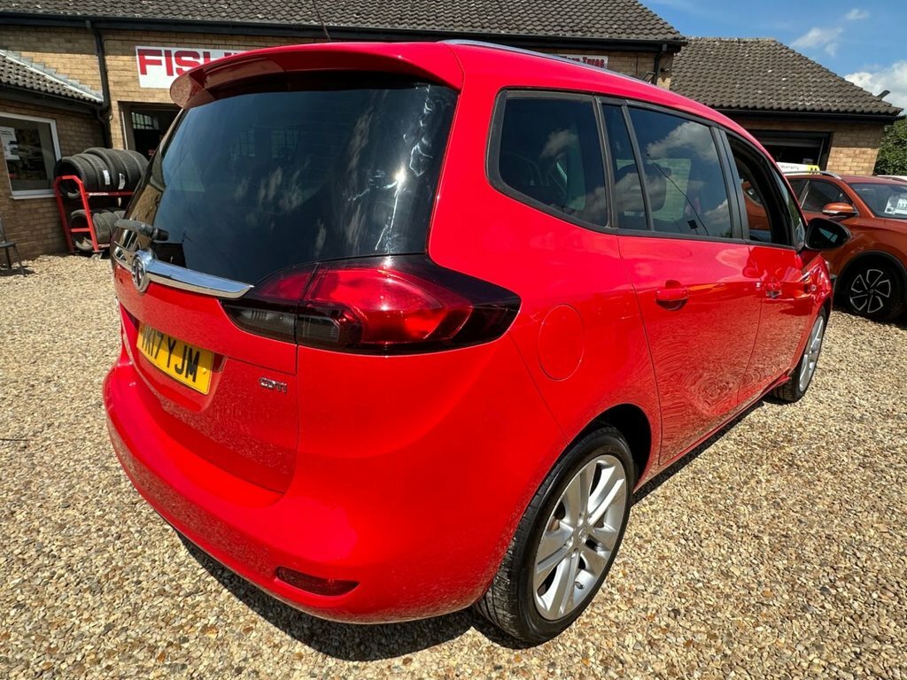 Vauxhall Zafira Tourer 2L Sri Red #5