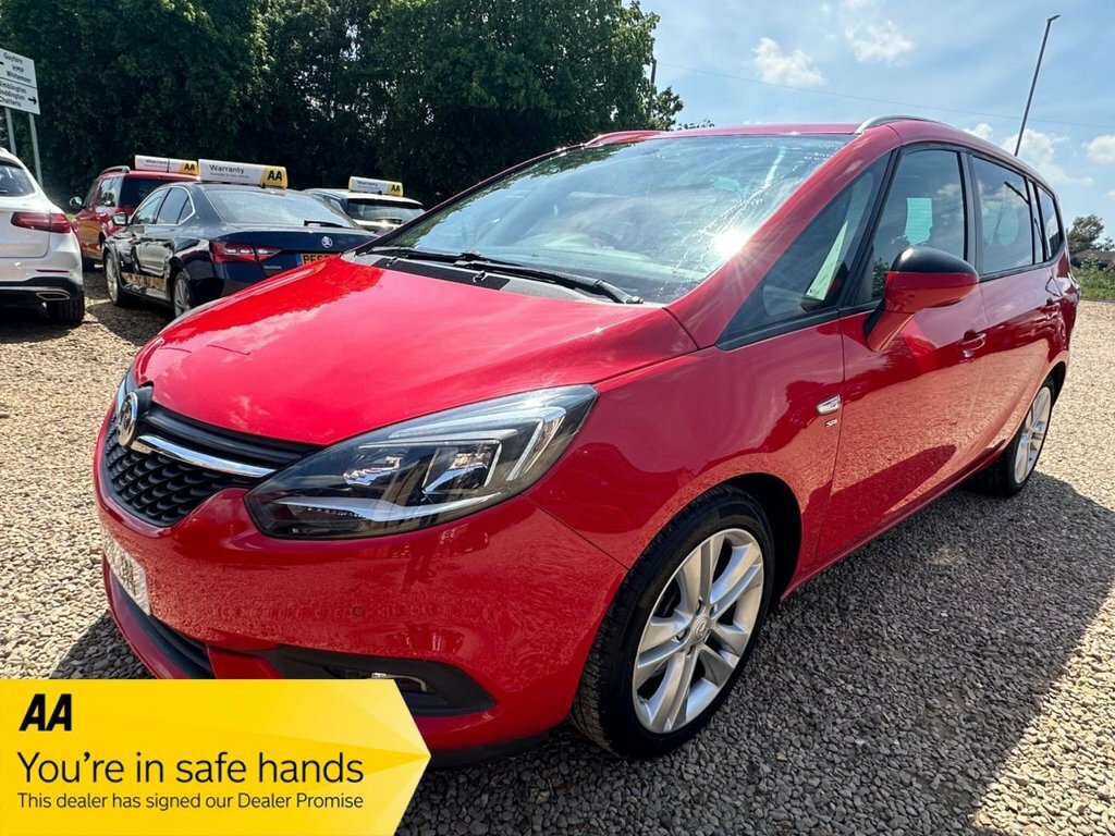 Vauxhall Zafira Tourer 2L Sri Red