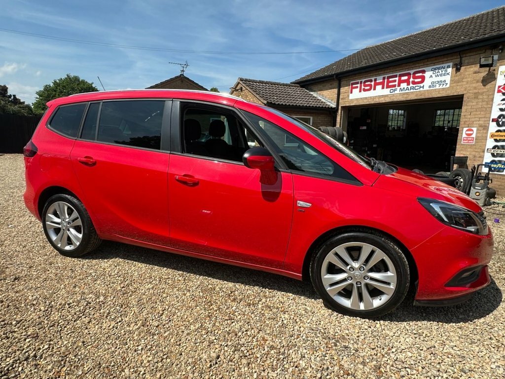 Vauxhall Zafira Tourer 2L Sri Red #2