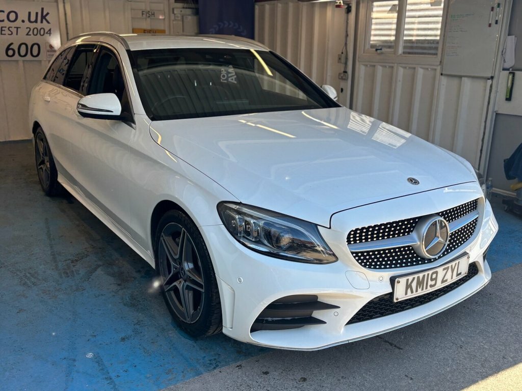 Mercedes-Benz C Class 2L Amg Line KM19ZYL White #4