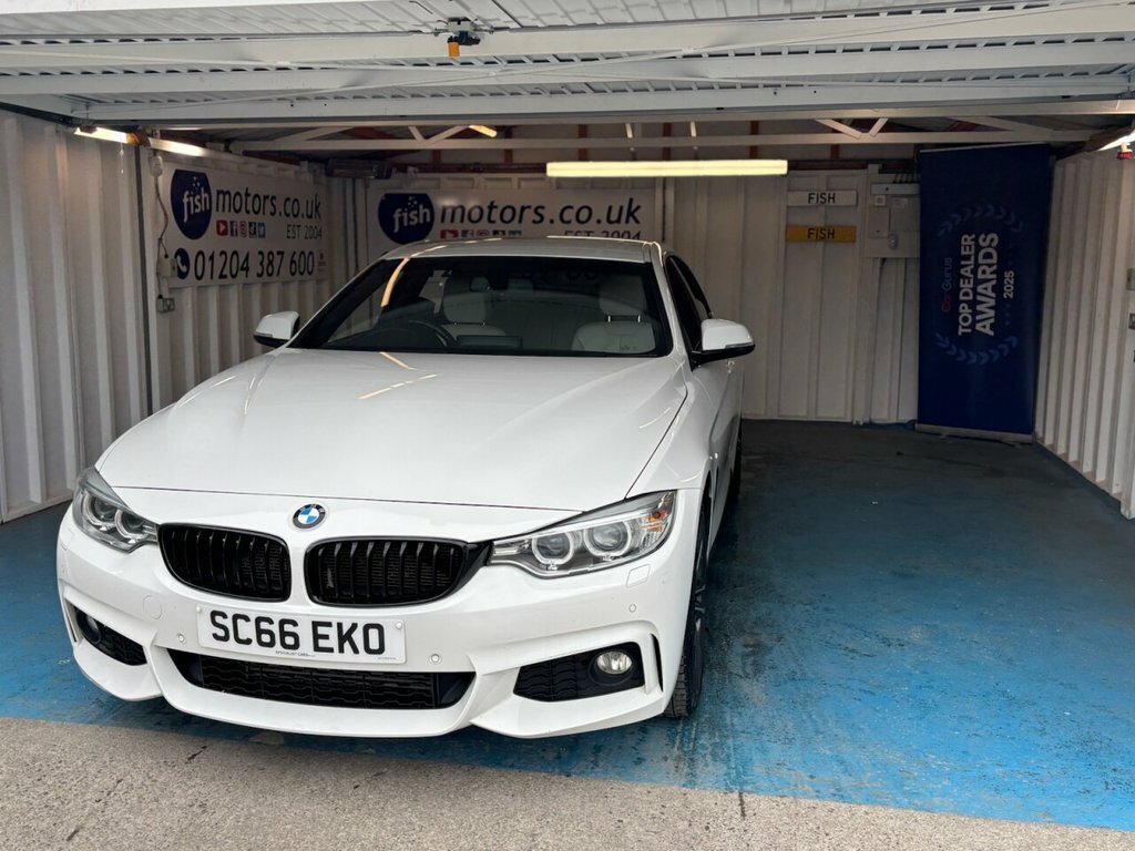 BMW 4 Series Gran Coupe 3L M Sport SC66EKO White #3