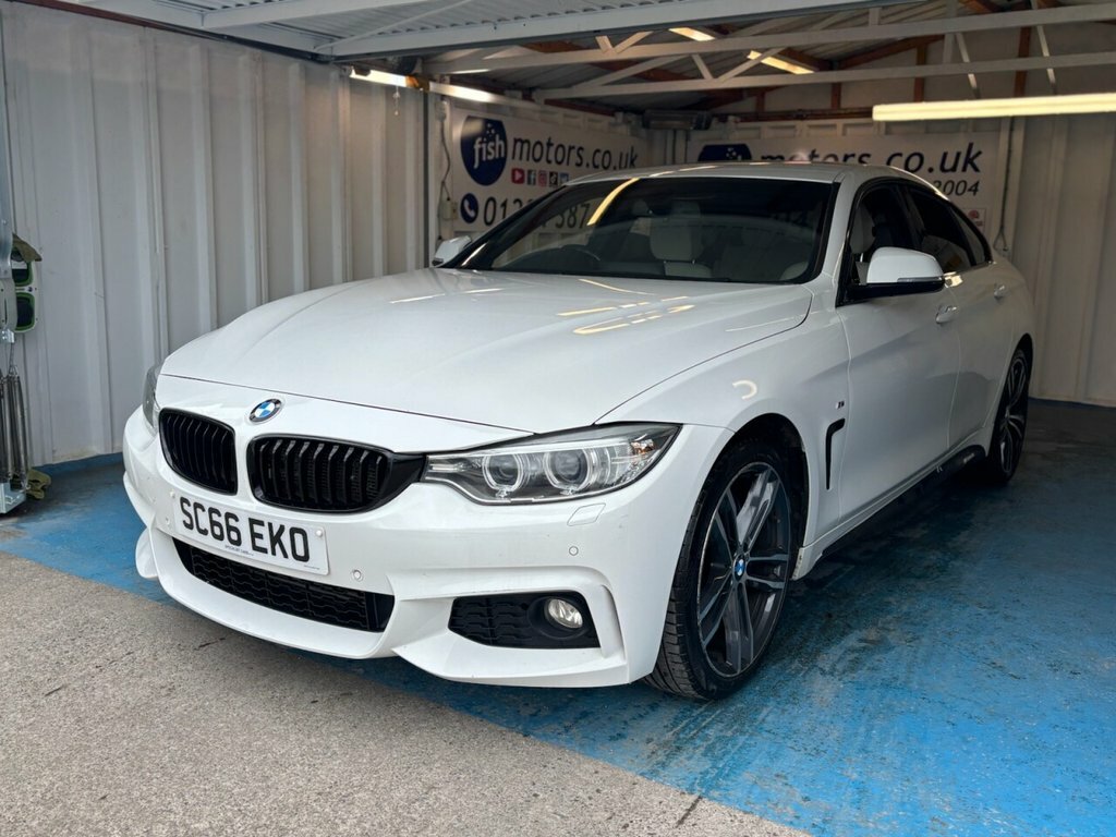 BMW 4 Series Gran Coupe 3L M Sport White