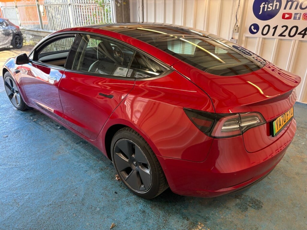 Tesla Model 3 Saloon YA70FYC Red #5