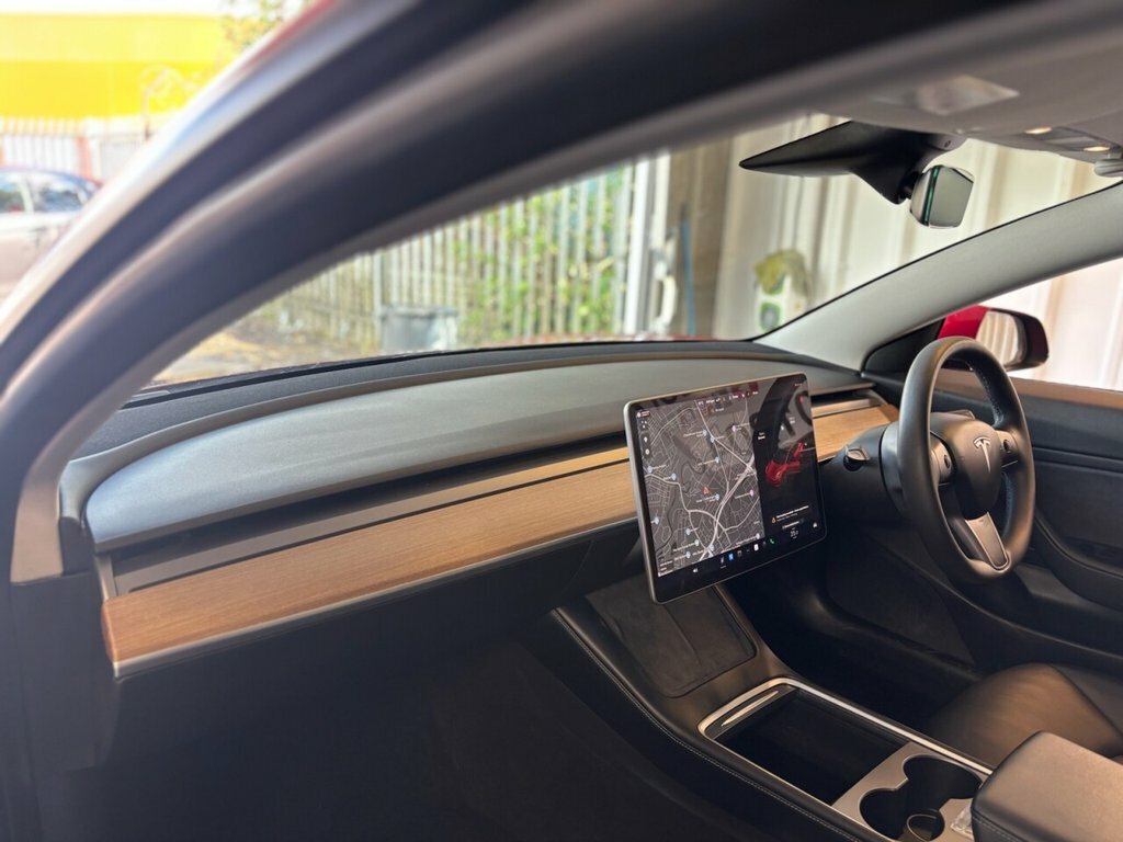 Tesla Model 3 Saloon YA70FYC Red #2