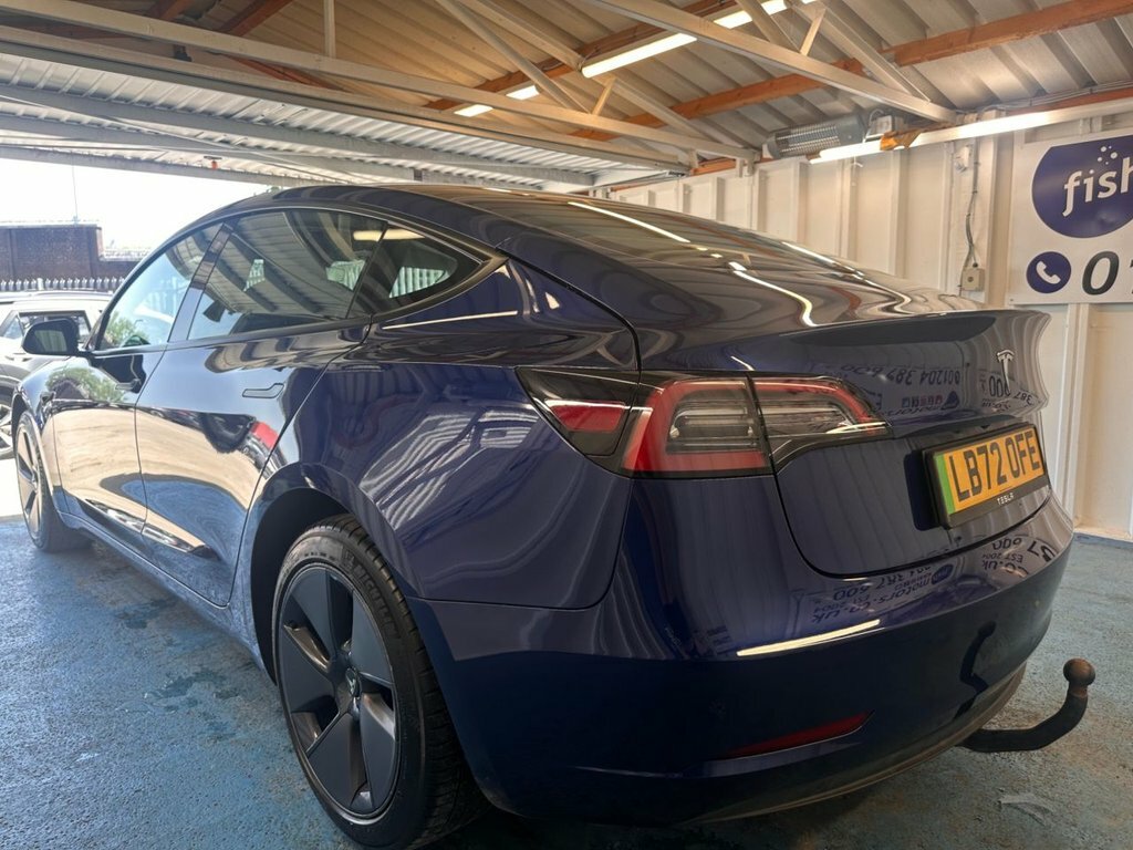 Tesla Model 3 Saloon LB72OFE Blue #5