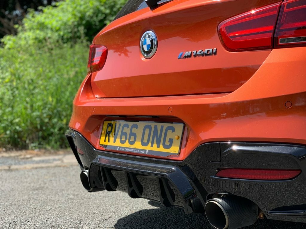 BMW 1 Series 3L Null RV66ONG Orange #4