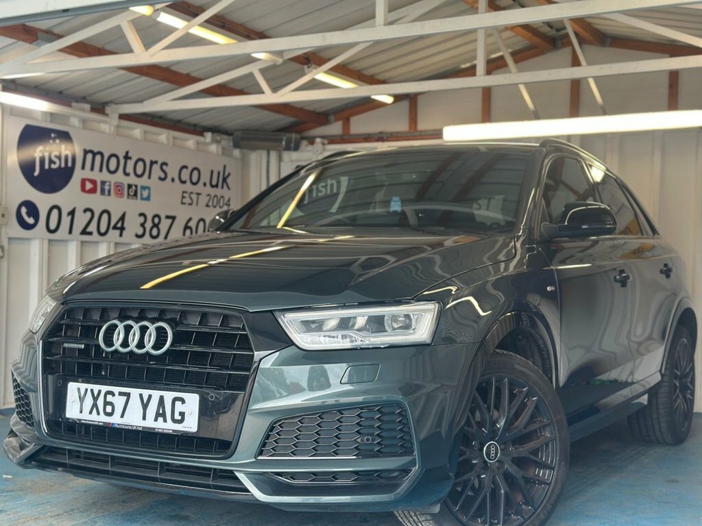 Audi Q3 2L Black Edition YX67YAG Green #4