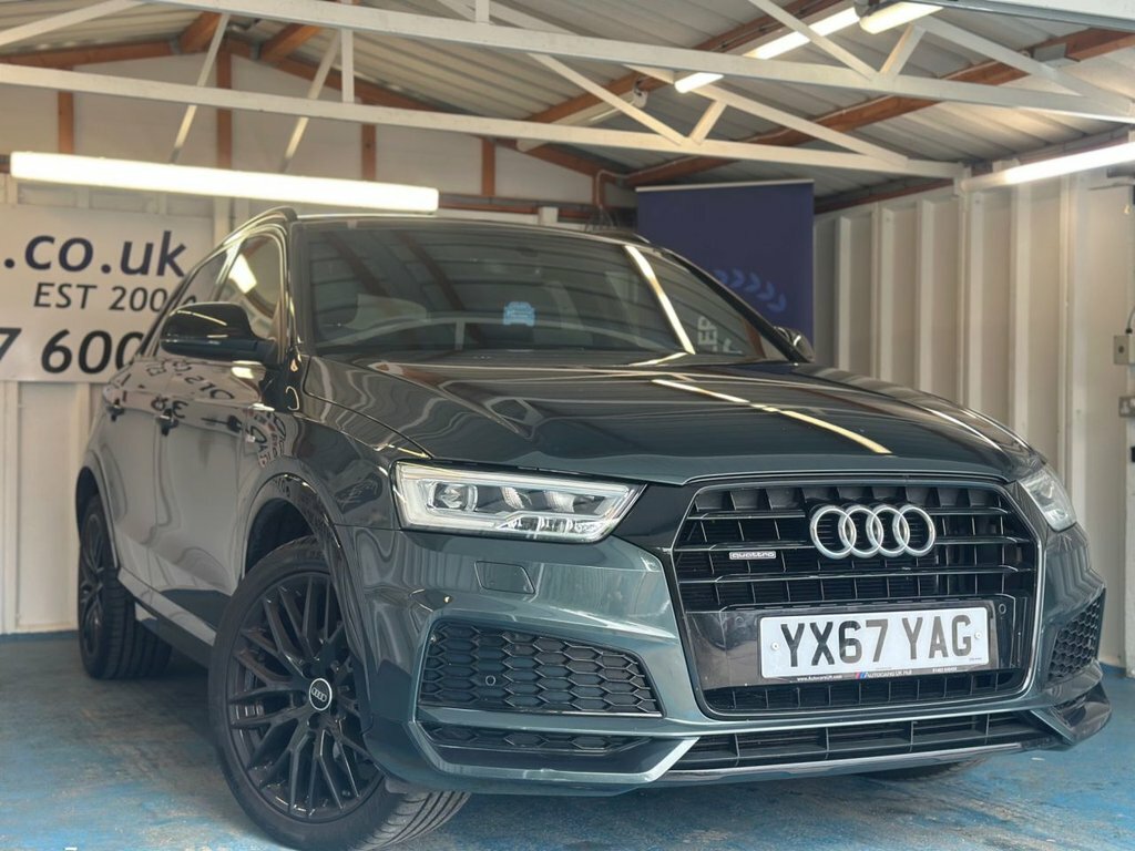 Audi Q3 2L Black Edition YX67YAG Green #3