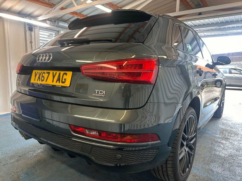 Audi Q3 2L Black Edition YX67YAG Green #6
