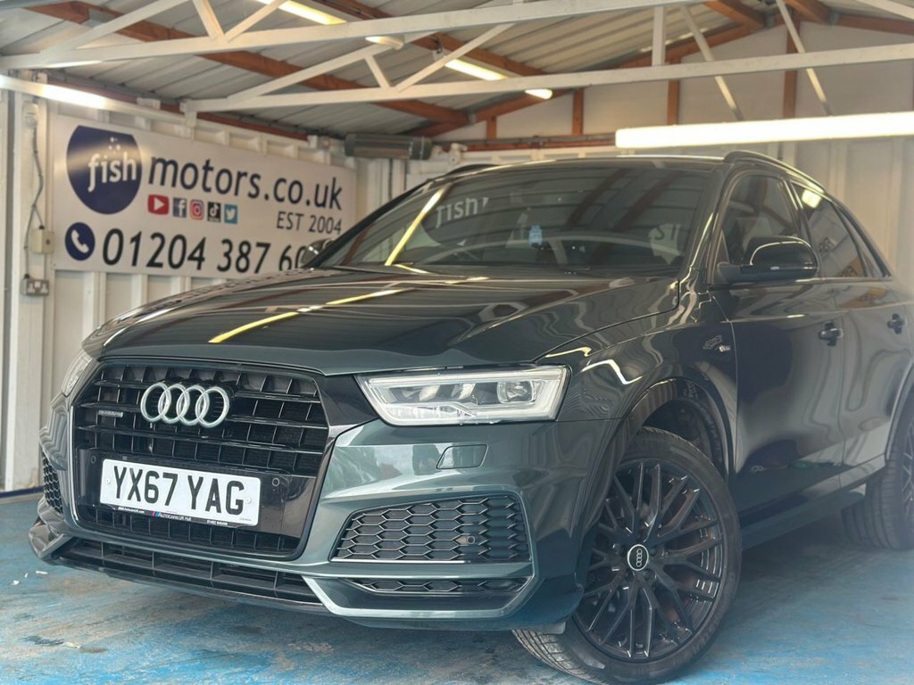Audi Q3 2L Black Edition YX67YAG Green #5