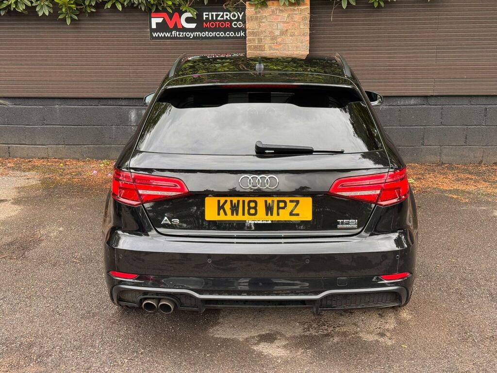 Audi A3 2.0 Tfsi Black Edition Sportback S Tronic Quattro KW18WPZ Black #6