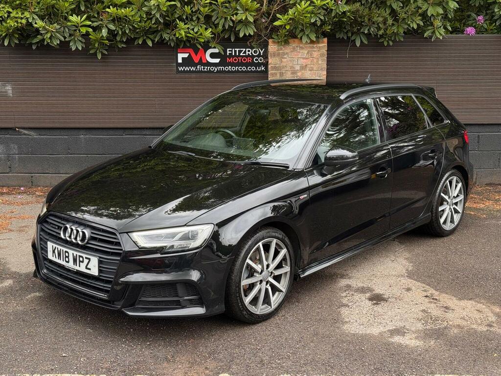 Audi A3 2.0 Tfsi Black Edition Sportback S Tronic Quattro KW18WPZ Black #4