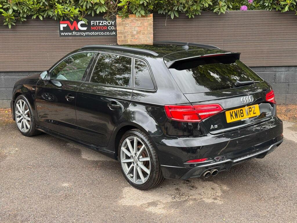 Audi A3 2.0 Tfsi Black Edition Sportback S Tronic Quattro KW18WPZ Black #5