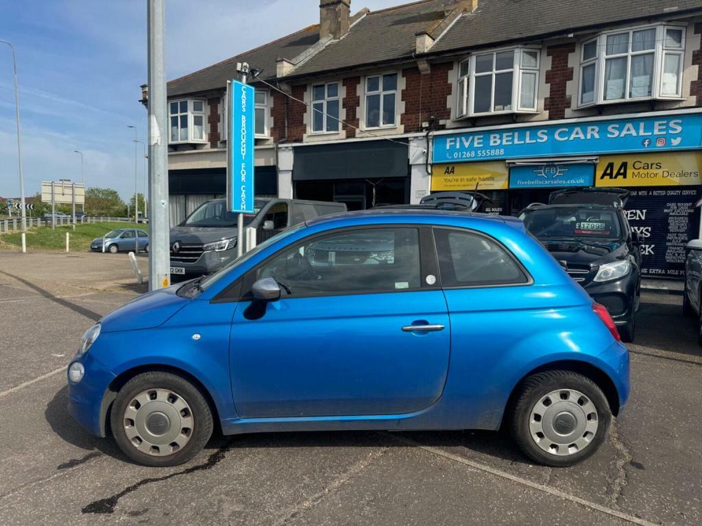 Fiat 500 Hatchback 1.2 Mirror Euro 6 Ss 201717 RE17SZF Blue #5