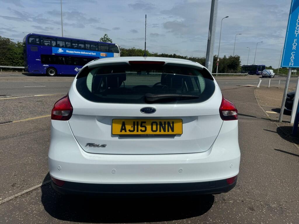 Ford Focus Hatchback 1.5 Tdci Zetec Euro 6 Ss 201515 AJ15ONN White #4
