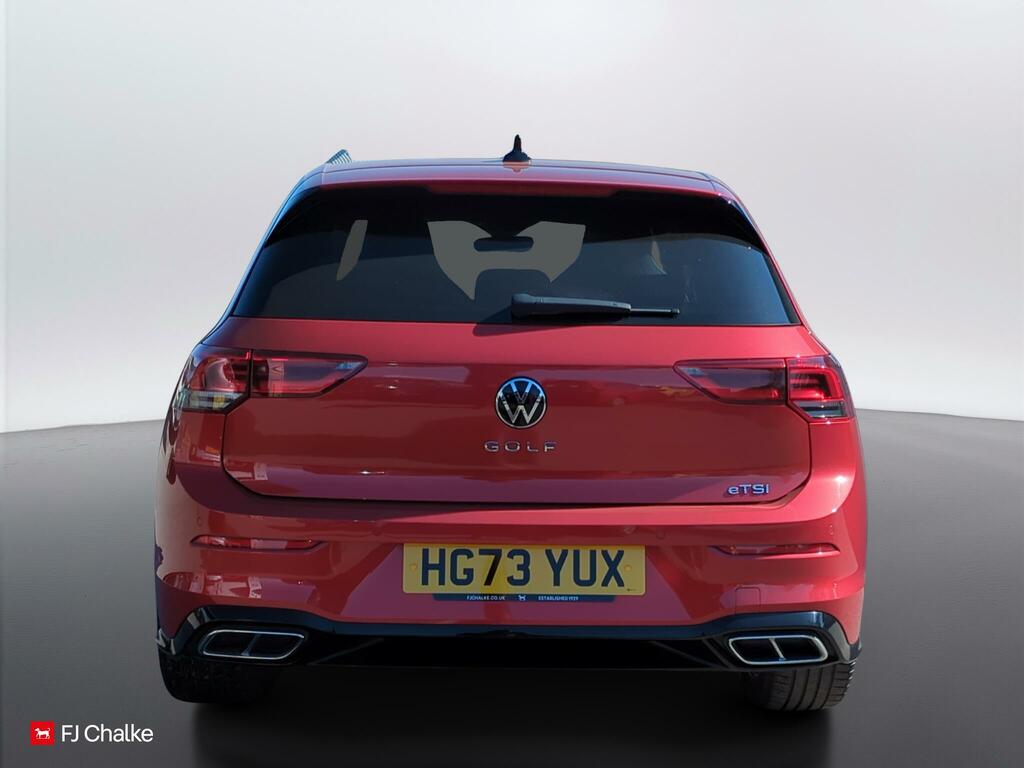 Volkswagen Golf 1.5 Etsi Mhev R-line Dsg Euro 6 Ss HG73YUX Red #5