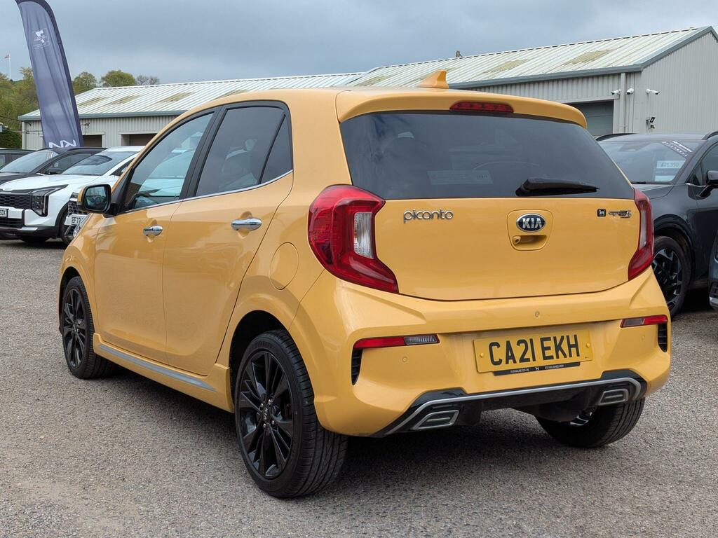 Kia Picanto 1.0 T-gdi Gt-line S Euro 6 Ss CA21EKH Yellow #3