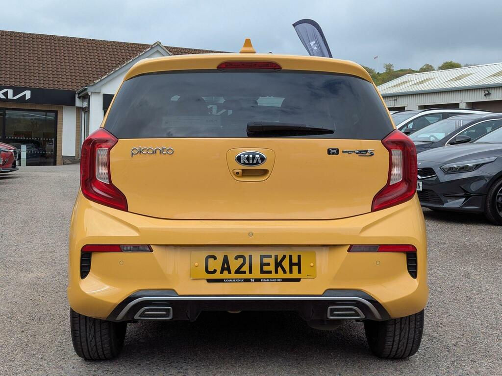 Kia Picanto 1.0 T-gdi Gt-line S Euro 6 Ss CA21EKH Yellow #5