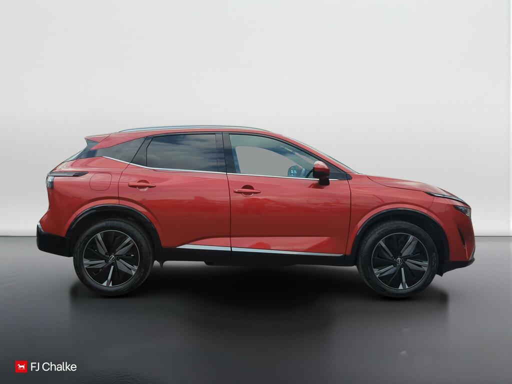 Nissan Qashqai 1.3 Dig-t Mhev Tekna Euro 6 Ss YG24DRA Red #2