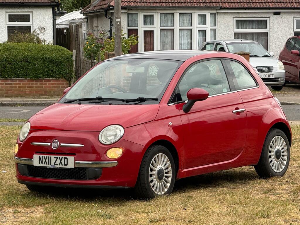 Fiat 500 1.2 Lounge Euro 5 Ss NX11ZXD Red #3