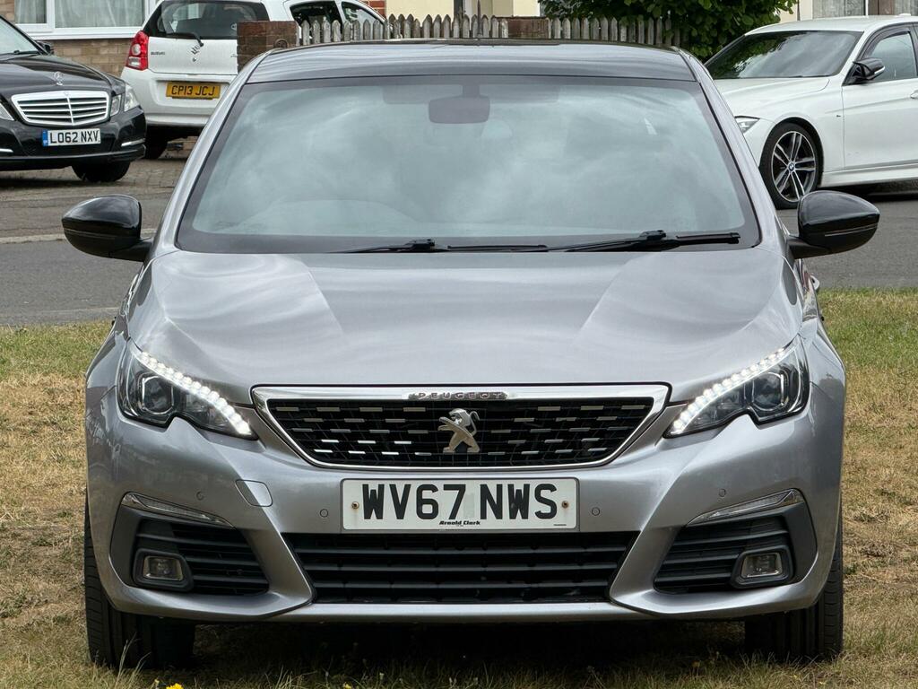 Peugeot 308 1.2 Puretech Gt Line Euro 6 Ss WV67NWS Grey #2