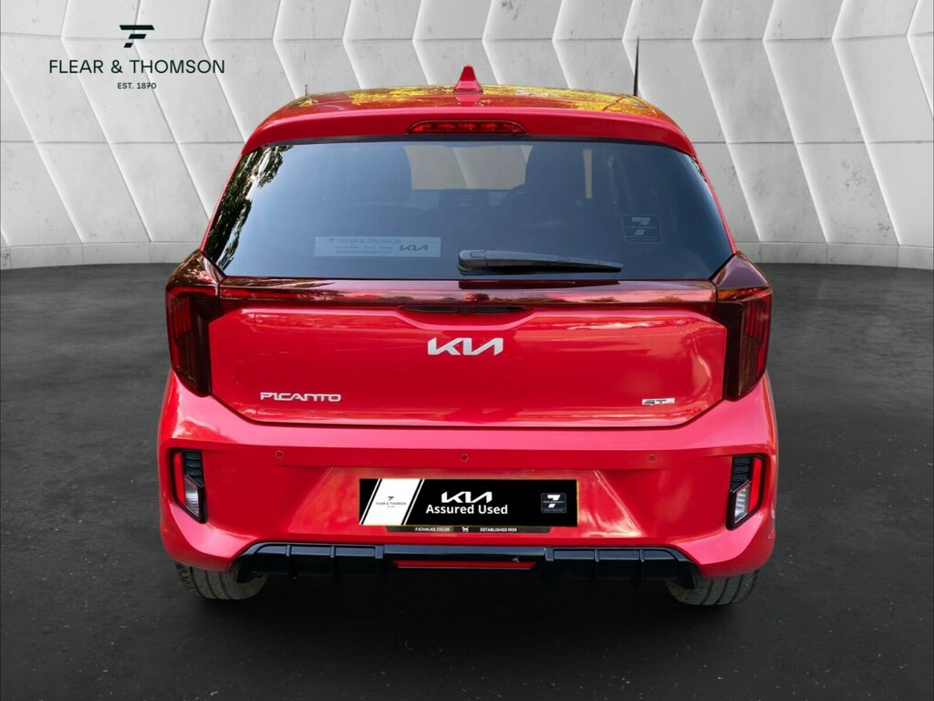 Kia Picanto 1.2 Gt-line S Amt Euro 6 Ss WD25XMS Red #4