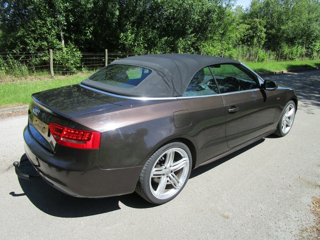 Audi A5 2.0 Tdi S Line - Convertible - Mot May 2027 - Full BJ11VZT Brown #6