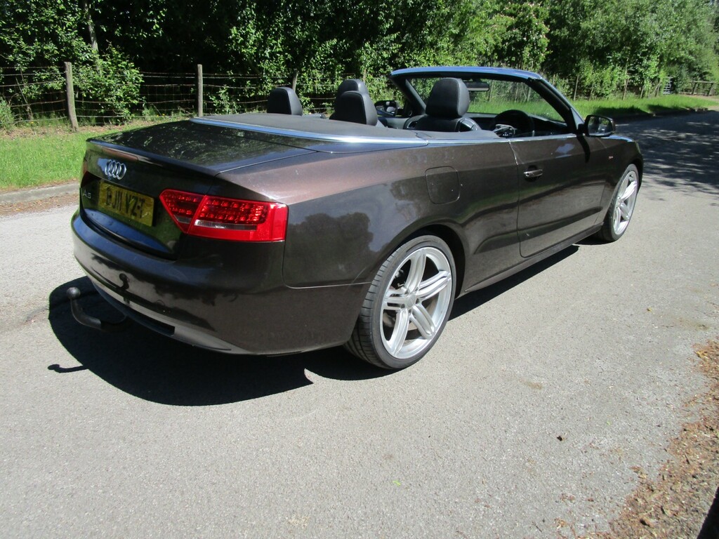 Audi A5 2.0 Tdi S Line - Convertible - Mot May 2027 - Full BJ11VZT Brown #5