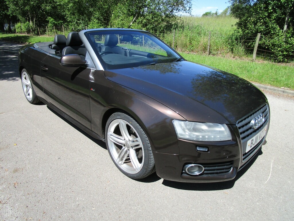 Audi A5 2.0 Tdi S Line - Convertible - Mot May 2027 - Full Brown