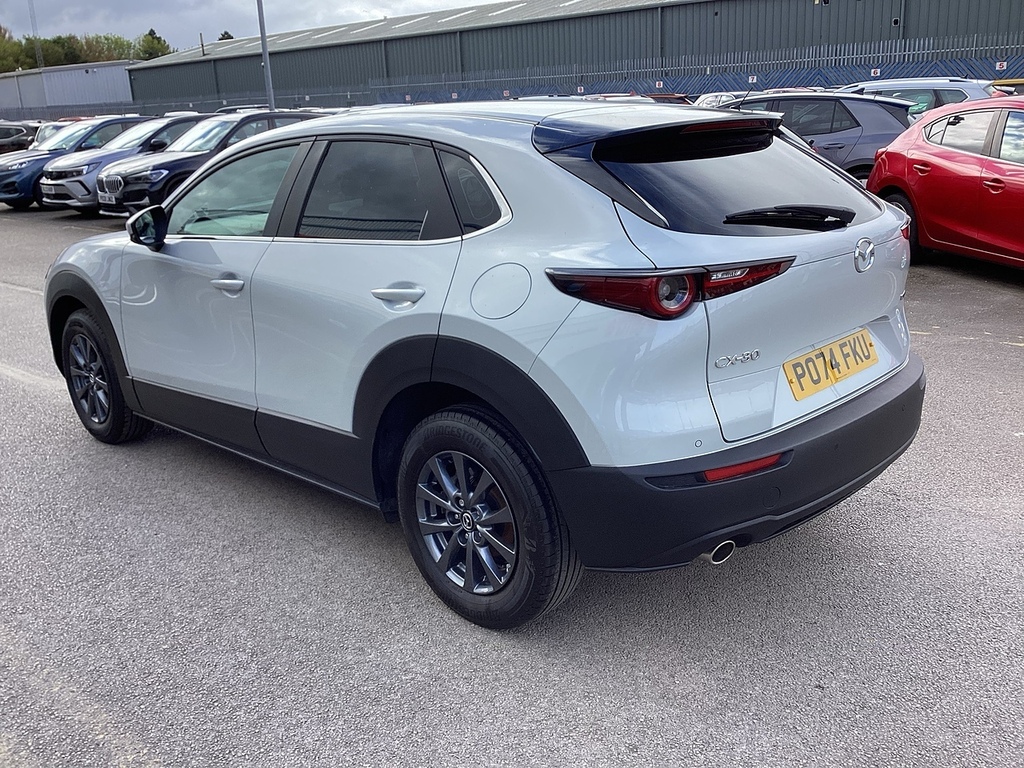 Mazda CX-30 E-skyactiv G Mhev Prime-line PO74FKU White #2