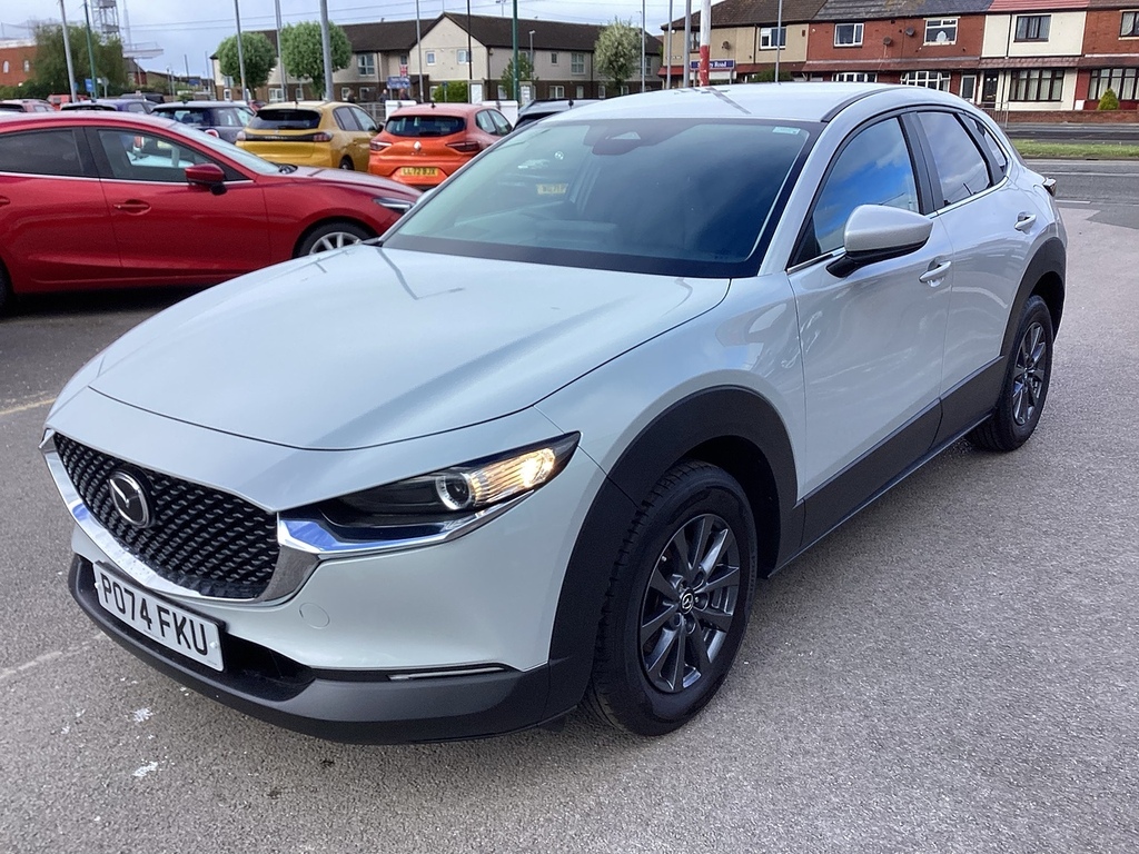 Mazda CX-30 E-skyactiv G Mhev Prime-line PO74FKU White #5