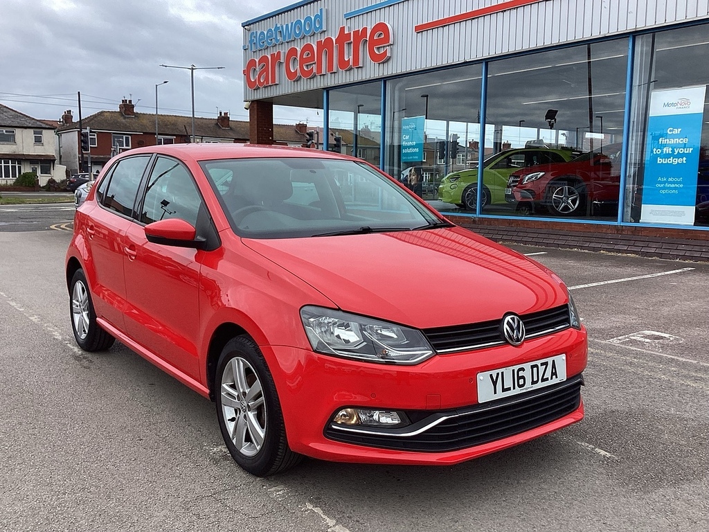 Volkswagen Polo Tsi Bluemotion Tech Match Red
