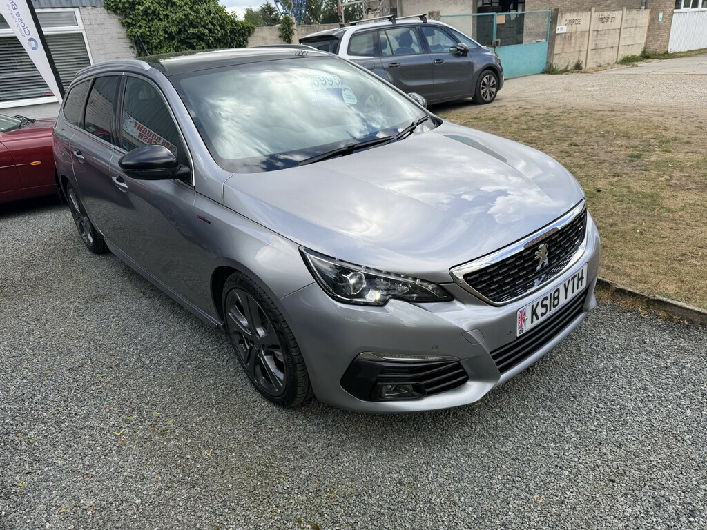 Peugeot 308 SW 1.5 Bluehdi Gt Line 2018 KS18YTH Grey #3