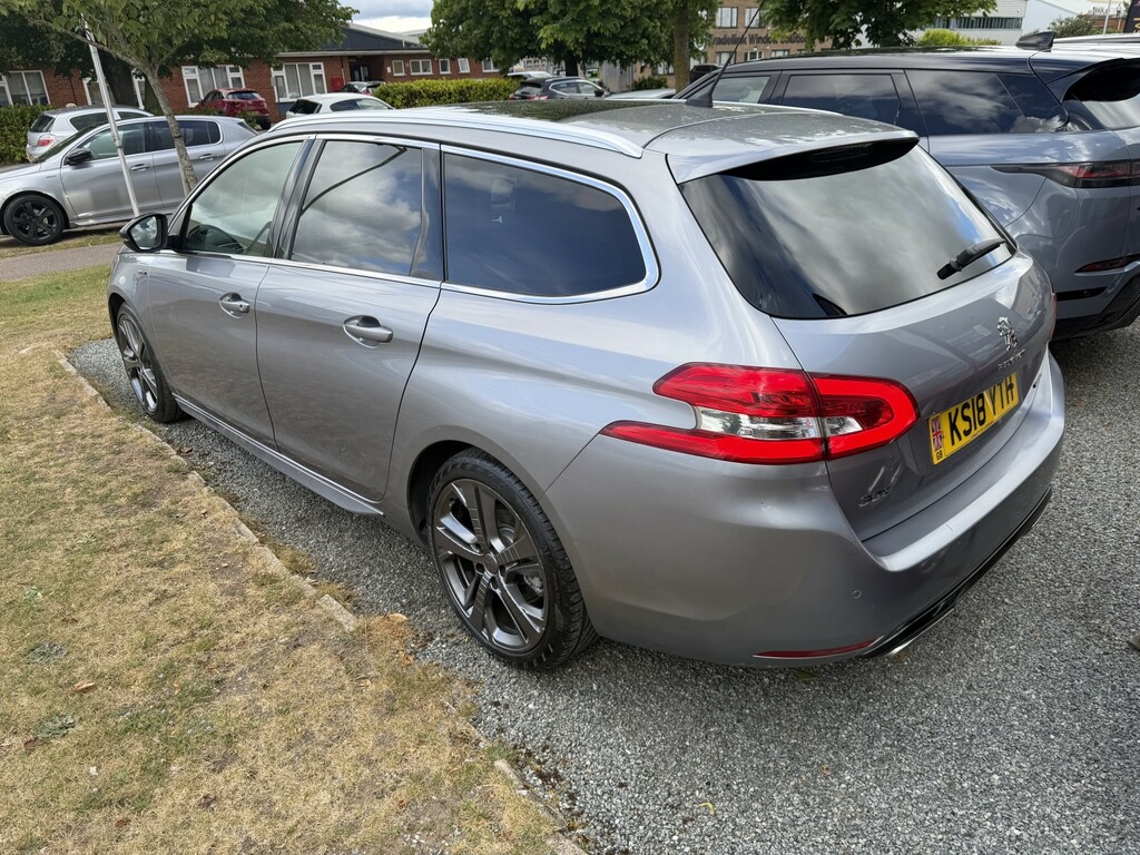 Peugeot 308 SW 1.5 Bluehdi Gt Line 2018 KS18YTH Grey #2