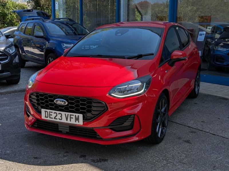 Ford Fiesta 1.0 Ecoboost Hybrid Mhev 125 St-line - 2023 2 DE23VFM Red #2