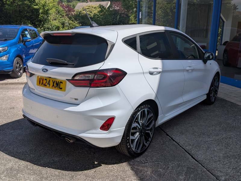 Ford Fiesta 1.0 Ecoboost Hybrid Mhev 125 St-line X - 2024 White #6