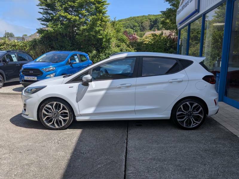 Ford Fiesta 1.0 Ecoboost Hybrid Mhev 125 St-line X - 2024 White #4