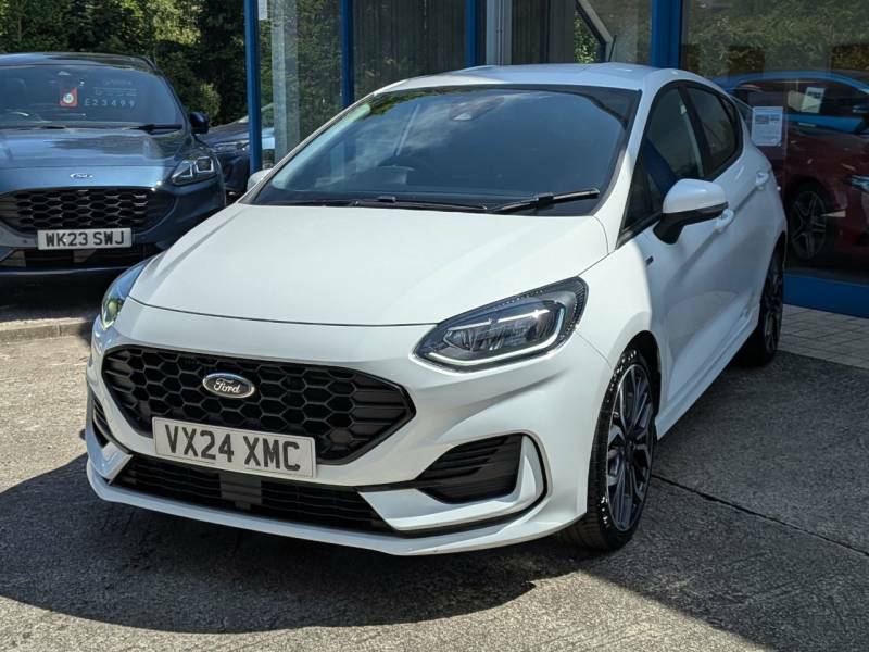 Ford Fiesta 1.0 Ecoboost Hybrid Mhev 125 St-line X - 2024 White #2