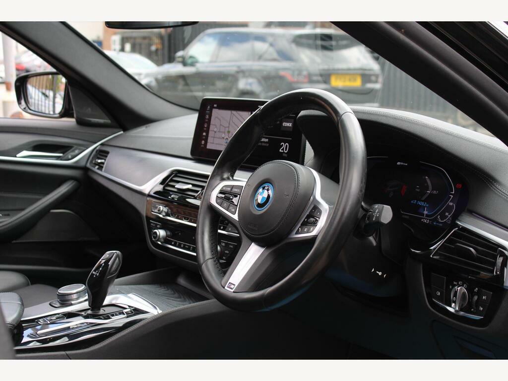 BMW 5 Series 2.0 530E 12Kwh M Sport Touring Steptronic Xdrive E Black #4
