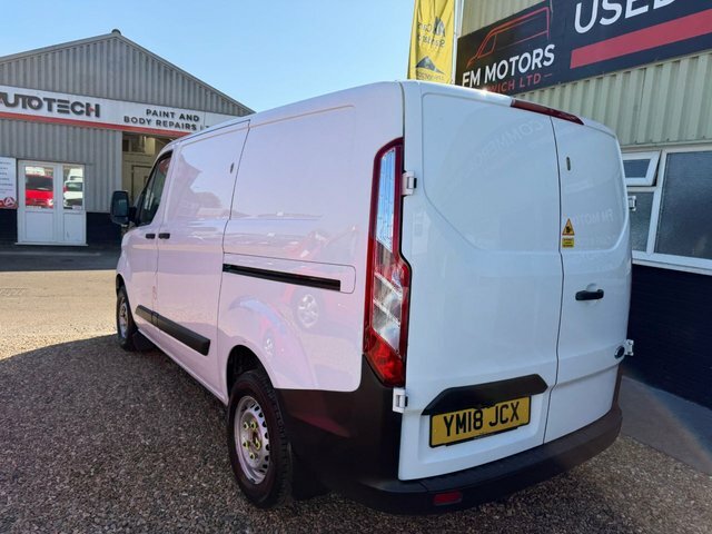 Ford Transit Custom 280 Ecoblue Panel Van YM18JCX White #6