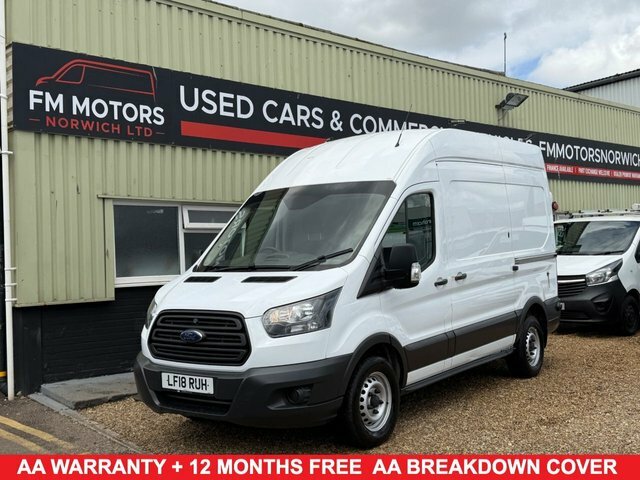 Ford Transit Custom 350 Ecoblue Panel Van White