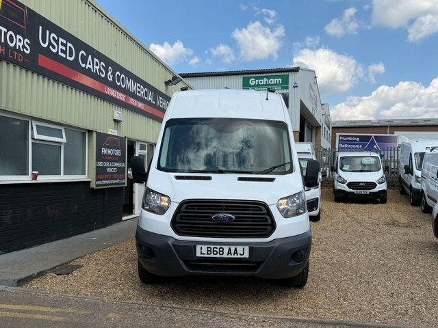 Ford Transit Custom 350 Ecoblue Panel Van LB68AAJ White #2