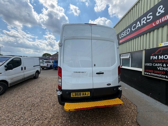 Ford Transit Custom 350 Ecoblue Panel Van LB68AAJ White #6
