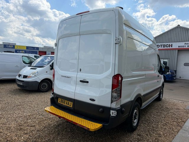 Ford Transit Custom 350 Ecoblue Panel Van LB68AAJ White #3