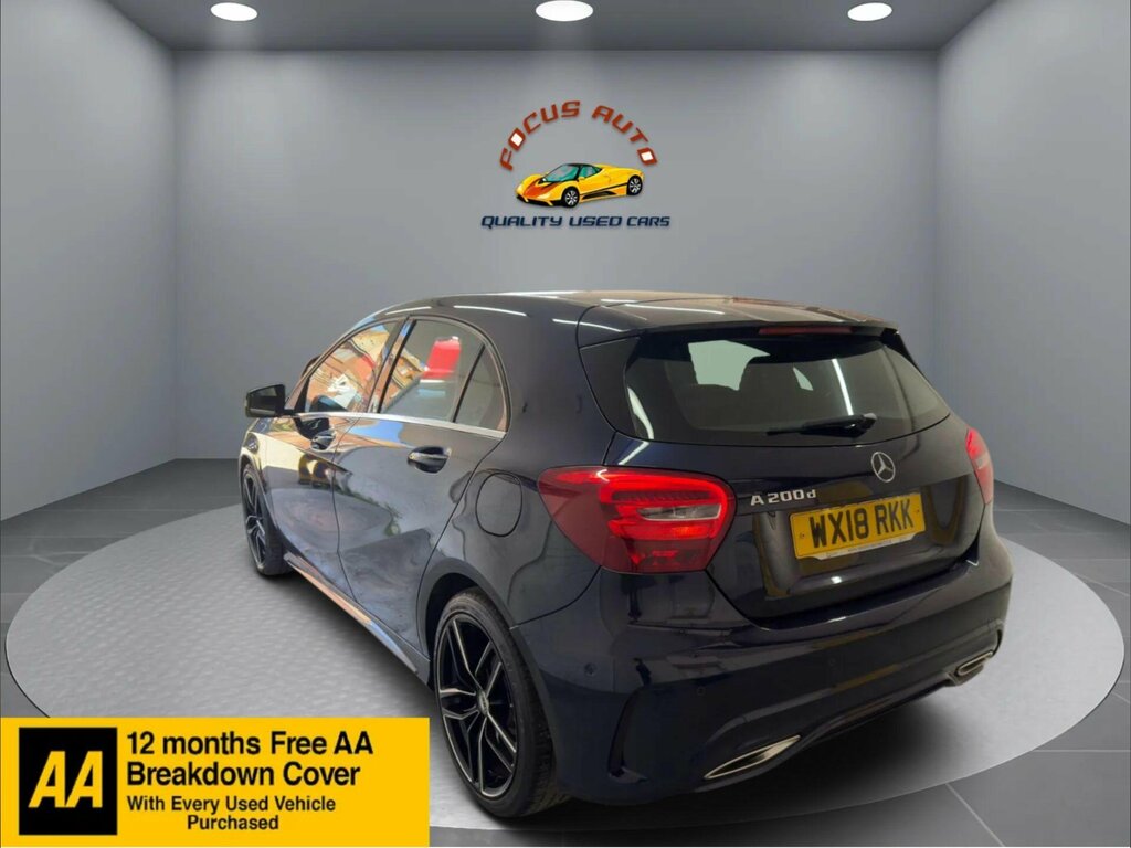 Mercedes-Benz A Class 2.1 A200d Amg Line Executive Hatchback Diese WX18RKK Blue #2