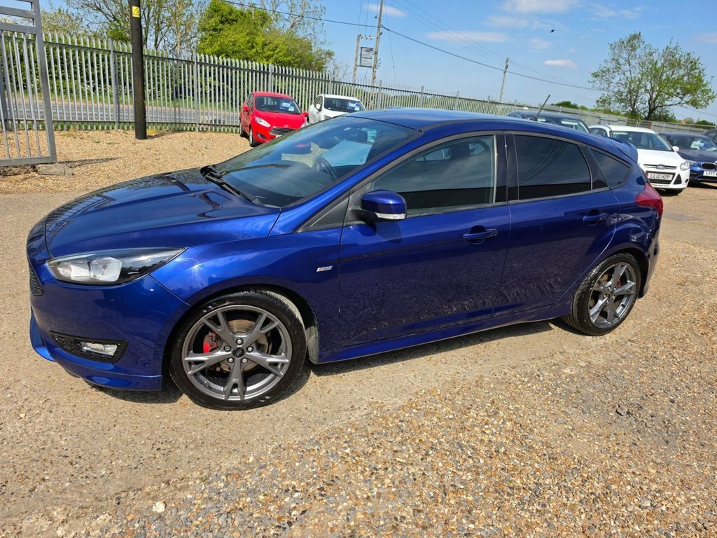 Ford Focus 1L St-line X EJ67OSO Blue #4