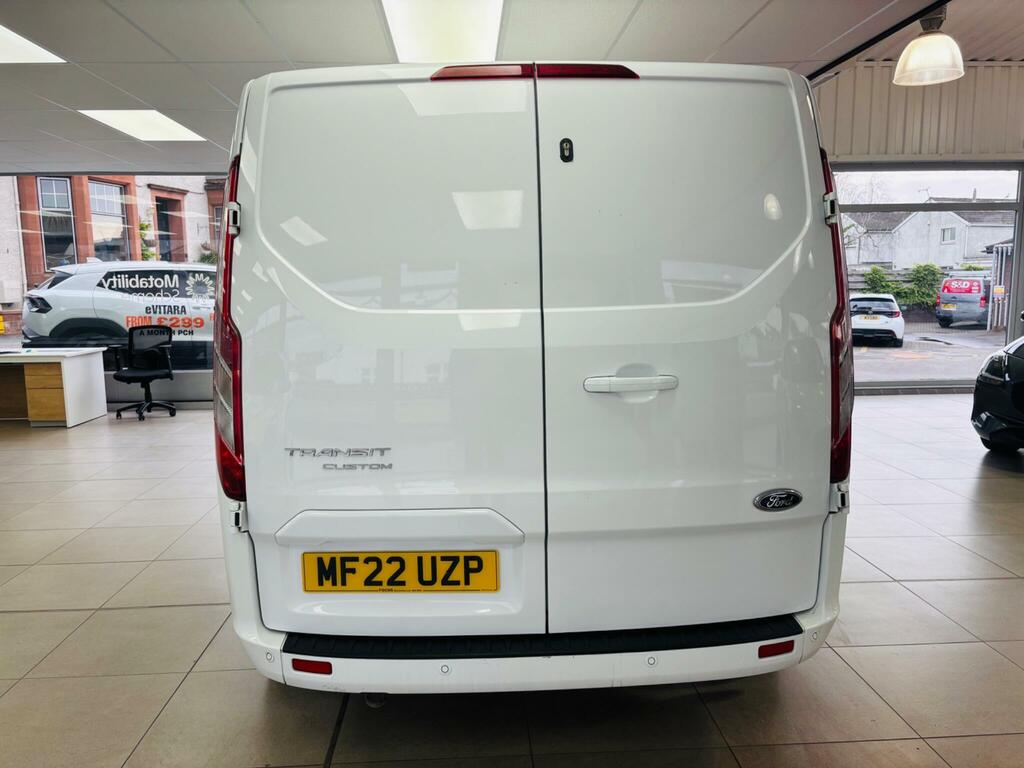 Ford Transit Custom 2.0 300 Ecoblue Limited L1 H1 Euro 6 Ss MF22UZP White #6