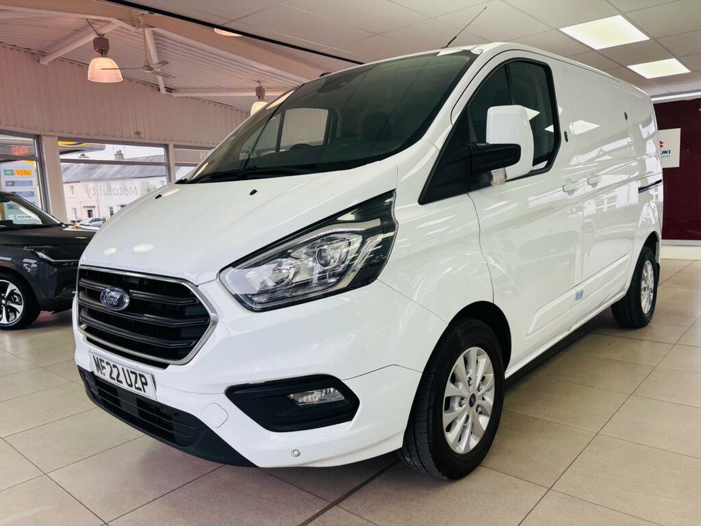 Ford Transit Custom 2.0 300 Ecoblue Limited L1 H1 Euro 6 Ss MF22UZP White #3